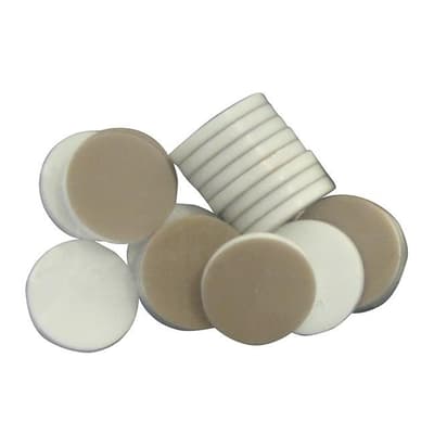 Chromatography Research Supplies 12 mm Natural PTFE/Silicone Seal (100/pk)